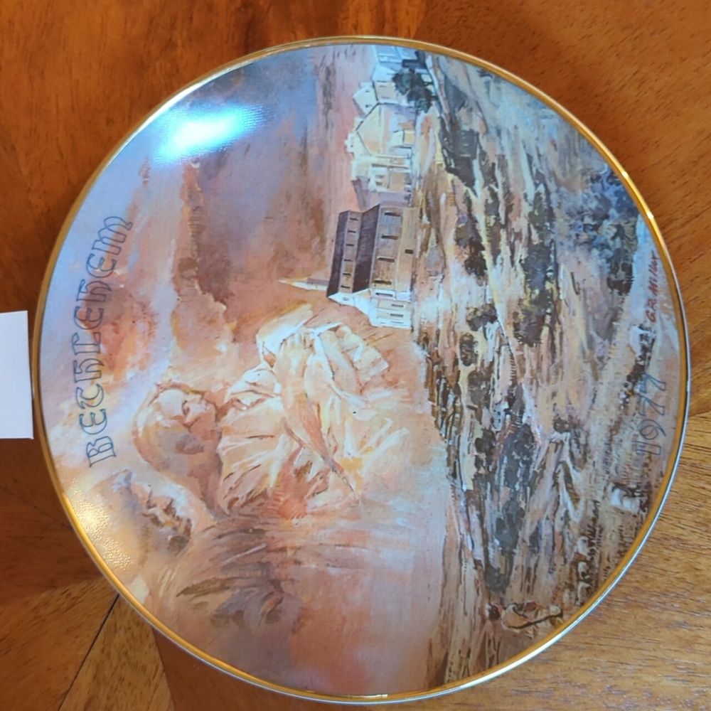 1977 Bethlehem collectible plate